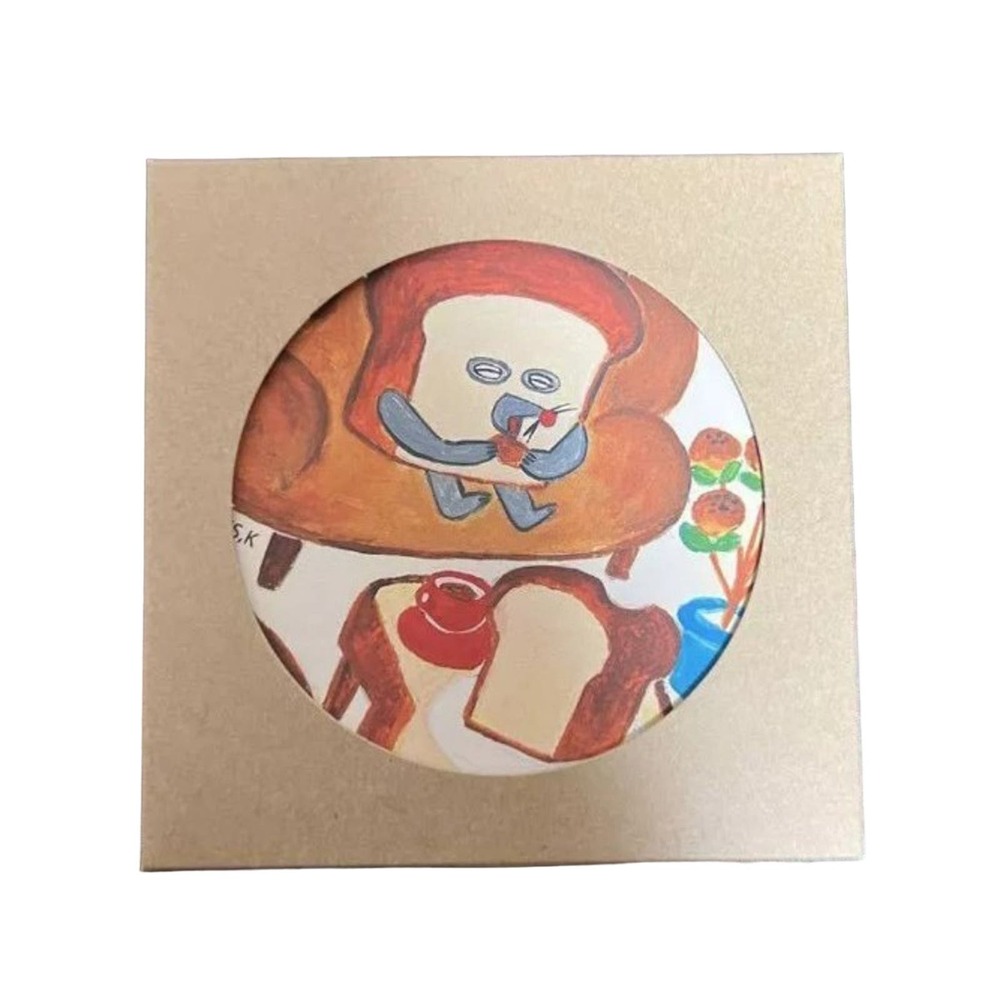 Pandorobo / bread thief coaster